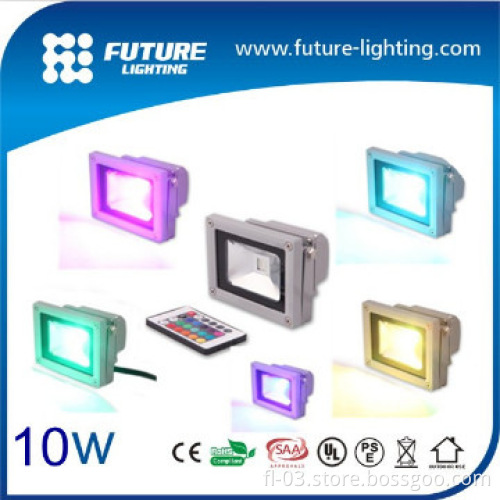 2014 CE RoHs ip67 waterfroof color change 10W garden led flood light